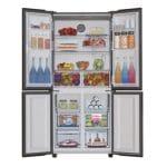 Haier-SBS-Refrigerator-Double-Door-HRF-578TBG-Black-Glass