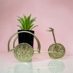 Beautiful-Golden-Cycle-with-Flower-Pot-for-Table-Decoration-Price-in-Pakistan