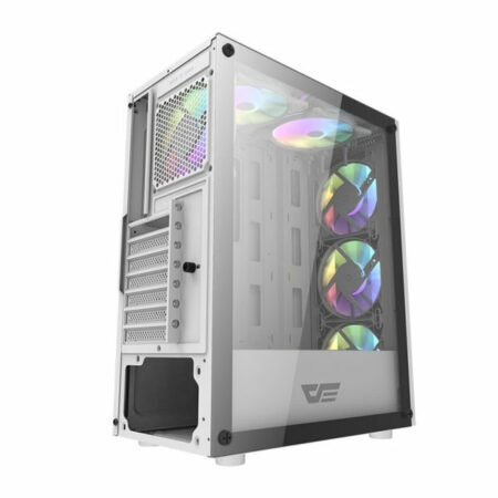 DarkFlash DK151 RGB Mid-Tower ATX Case – White