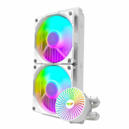 DarkFlash Radiant DC 240 ARGB AIO CPU Liquid Cooler – White
