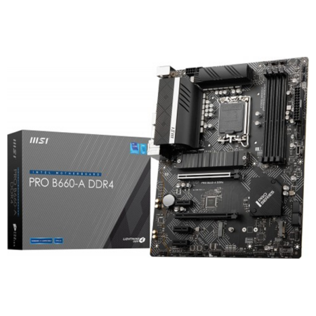 MSI PRO B660-A DDR4 ATX LGA 1700 Gaming Motherboard