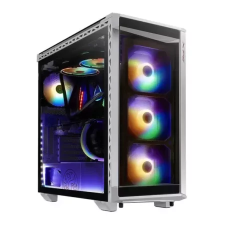 XPG Battle Cruiser Super Mid-Tower RGB Gaming Case – White