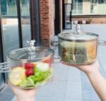 Glass Pots For Cooking Heat Resistant Glass Saucepan Glass Pot With Lid For Pasta Noodle Soup Milk Baby Food