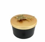Orchid Black Jar Gold Top Small – WB407