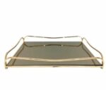 Orchid Rectangular Mirror Serving Tray – WB577