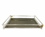 Orchid Rectangular Mirror Serving Tray – WB595
