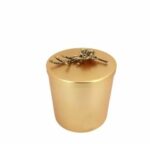 Orchid Round Gold Jar-Large – WB411
