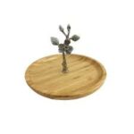 Orchid Wooden Pastry Serving Stand WB624