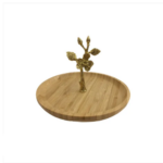 Wooden Pastry Round (G) ORCHID 24c WB626