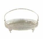 Orchid Silver Plated Oval Basket – CD5514