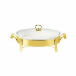 OVAL  DISH+CANDLE STAND 4c BR0003