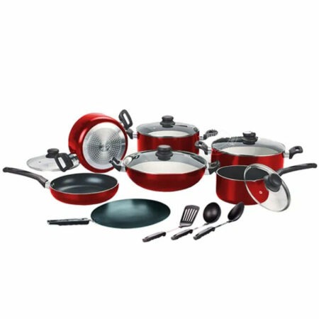 Lumina 15 Piece Cooking Set Red KK7510502