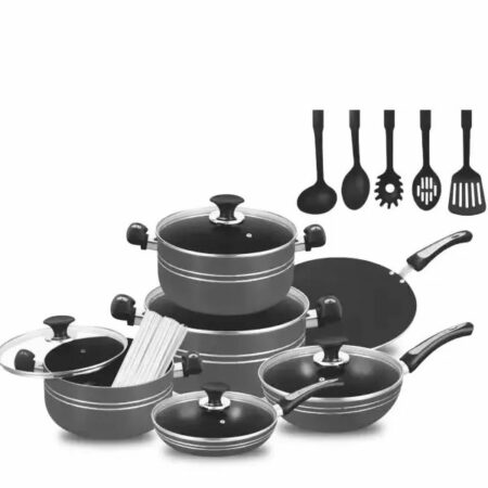 krafto Plus 17 Piece Cook Set Gray KK7510506