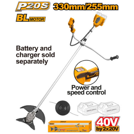 INGCO Cordless string trimmer and brush cutter CSTLI20018
