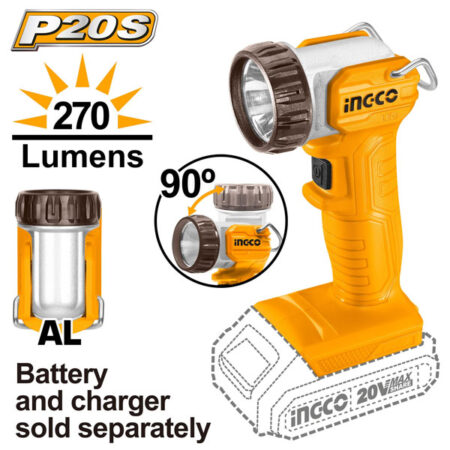 INGCO Cordless work lamp CWLI2038