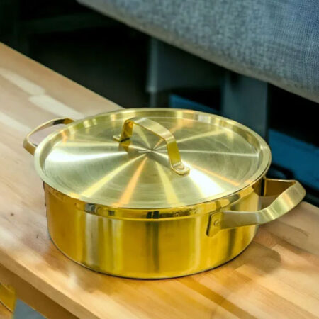 Golden Hotpot Stainless Steel Casserole Golden 26cm