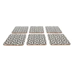 Angela 6pcs Coaster Set Stary Design 36c MK88