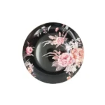 Angela Black Single Plate 20.5cm MK77