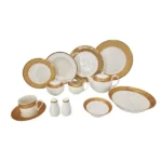 Angela Gold-Dot Border 47 Piece Dinner Set RM327 Price in Pakistan