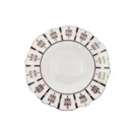 Angela White & Blue Serving Dish 9Inch RM226