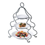 Brilliant Round 3-tier Serving Dishes Tiered Pastry Display Stand – BR0059