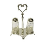 ORCHID-Salt-&-Pepper-Set-Of-2Pcs-With-Stand-Silver-TA1481