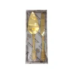 Orchid Gold Plated 2 – Pcs Cake Lifter – CD5766