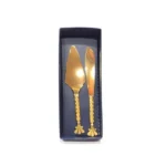 Golden Centered Knife + Shovel Set Of 2Pcs SQ-013