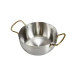 Non-Stick Noodle – Frying Pan Silver with Golden Handle GST2104