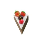 Realistic Looking Artificial Cake Slice For Home Decor GX-009
