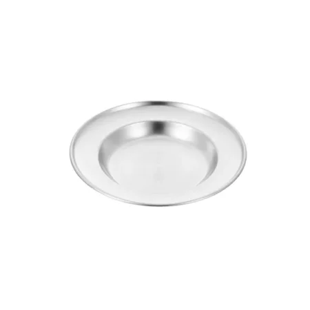 Round Deep Plate 20CM Silver GST2150