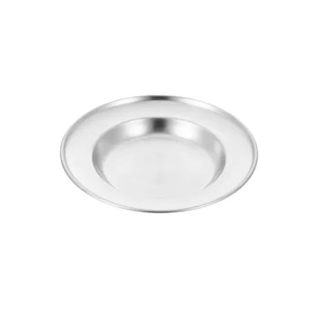 Round Deep Plate 23CM Silver GST2151