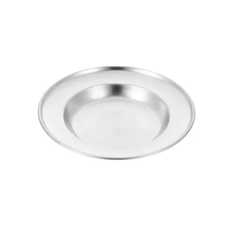Round Deep Plate 26 CM Silver GST2152