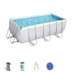 Bestway-Power-Steel-Pool-–-Rectangular-Off-Earth-Pool-412x201x122-cm-Filtering-Pump,-Chemconnect-Ladder-and-Doser-Included-–-56456-Price-in-Pakistan