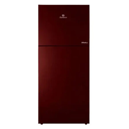 Dawlance Avante+ Glass Door Freezer-On-Top Refrigerator 15 Cu Ft (9191-WB)-Red