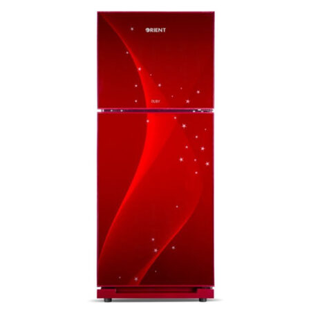 Orient Ruby 260 Freezer-On-Top Glass Door Refrigerator 9 Cu Ft