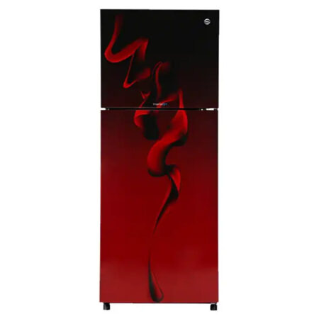 PEL Curved Glass Door Freezer-on-Top Refrigerator 12 cu ft (PRCGD-6460)