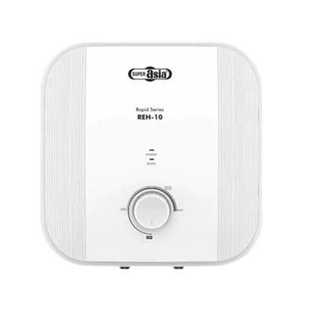 Super Asia Rapid Series Electric Water Geyser 10Ltr White (REH-10)