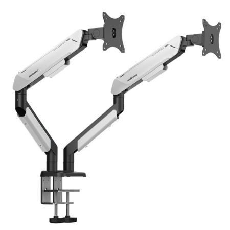 Anda Seat Stealth PRO II Duo A9-2S Ergonomic Monitor Arm Black White