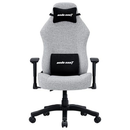 Anda Seat Luna Gaming Chair | Ergonomic Reclining, Computer Home Office Chair, Creative Rocking Function, Moulded Foam | Luna Grey Fabric | AD18-44-G-F