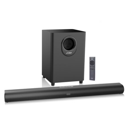 F&d Ht-330 2.1 Bluetooth Soundbar With Wired Subwoofer (Black)