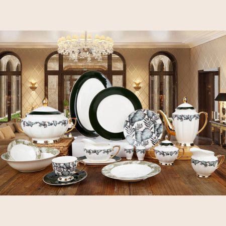 JOHANSON BROS Bone China 65 Pcs Dinner Set  – DS-118