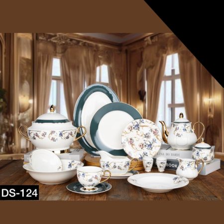 JOHANSON BROS Bone China 65 Pcs Dinner Set  – DS-124