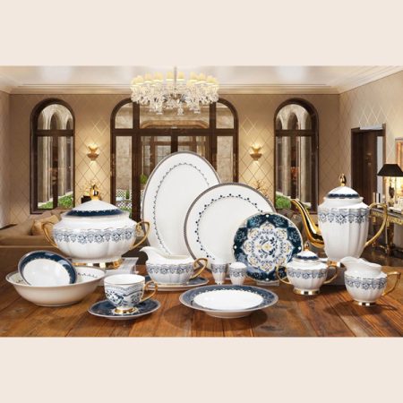 JOHANSON BROS Bone China 89 Pcs Dinner Set  – DS-471