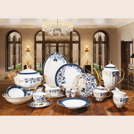 JOHANSON BROS Bone China 89 Pcs Dinner Set  – DS-519
