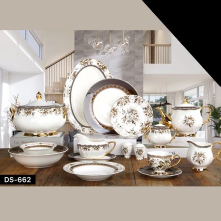 JOHANSON BROS Bone China 89 Pcs Dinner Set  – DS-662