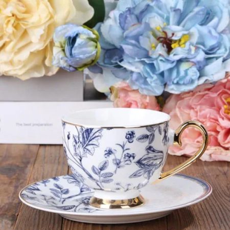 JOHANSON BROS Bone China Tea cup & Saucer Set 6 Persons – DS-A338
