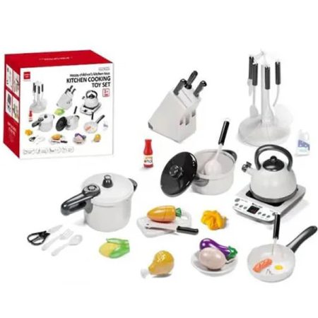 Kids Pretend Kitchen Cooking Toy Set