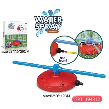 Outdoor Play Toys Water Spray Sprinkler Game with Rotating Toy