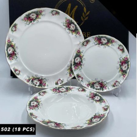Royal Albert 18 Pcs Plate Sets – 502